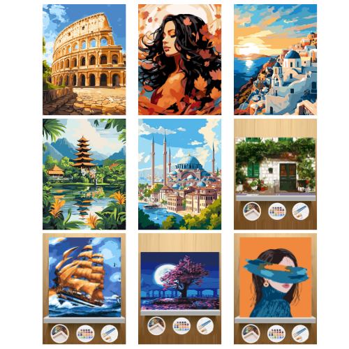 Sayılarla Boyama Seti