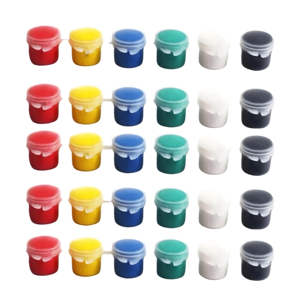 3 ml Altılı Şerit Dolu Boya Tüpü Kabı Cns Hobby Tuval