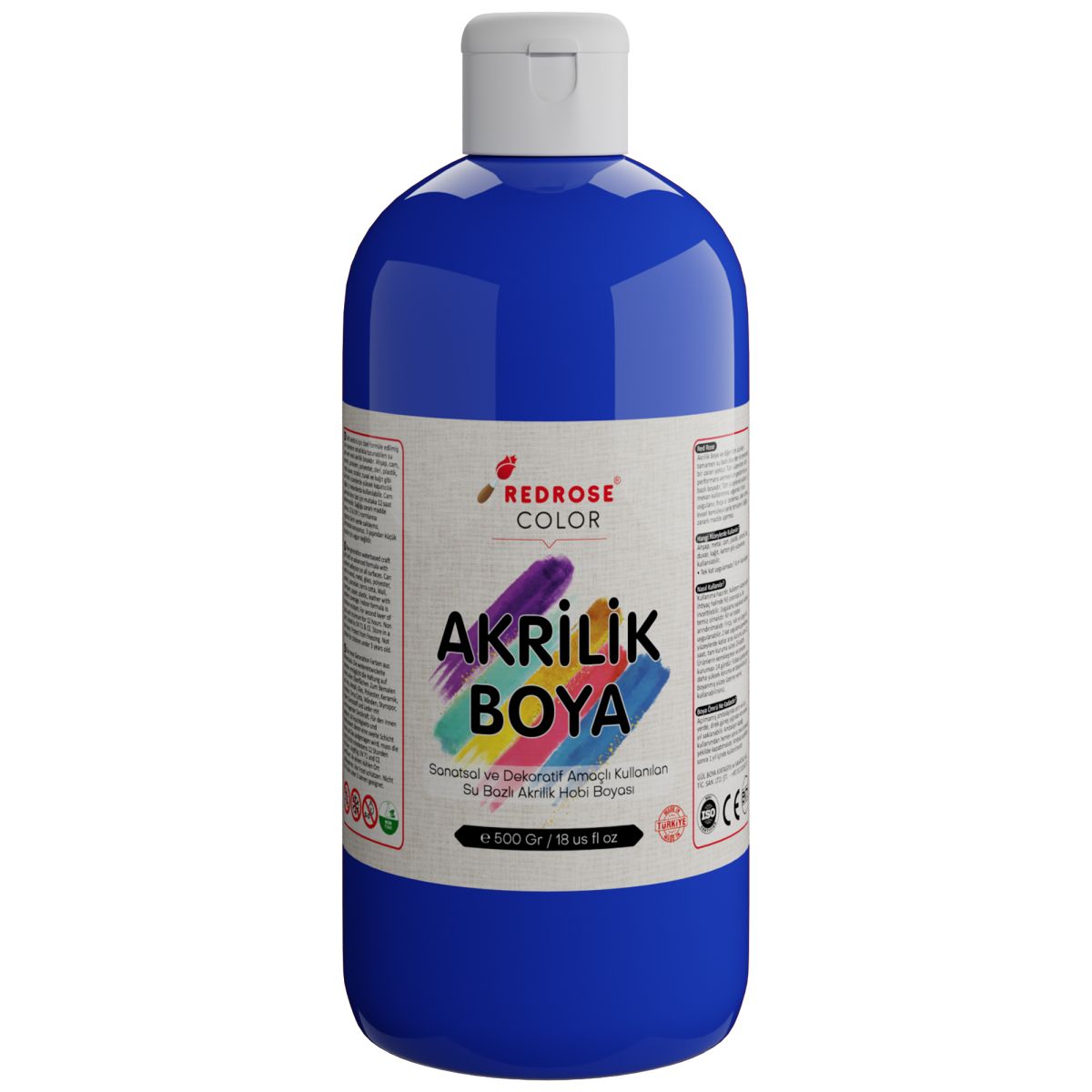 500 Ml Mavi Akrilik Boya Cns Hobby Tuval