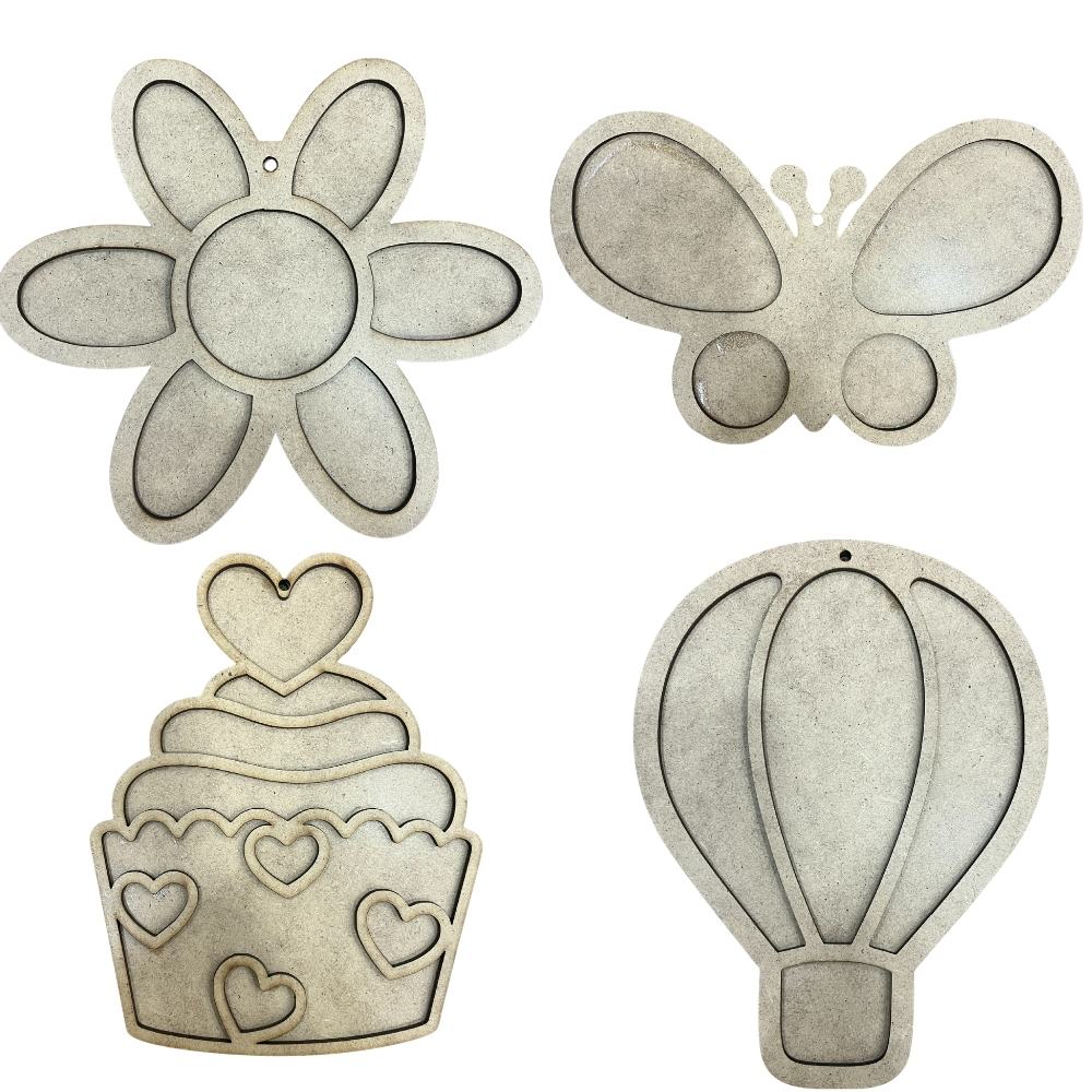 Ahşap Cam Mozaik Seti Cns Hobby Tuval