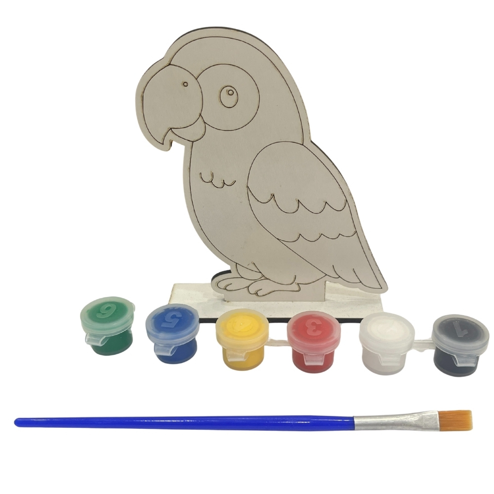 Ahşap Figürlü Boyama Seti Cns Hobby Tuval