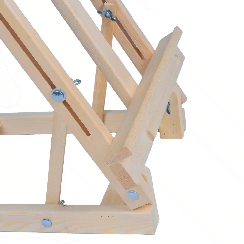 H Tipi Kayın Şövale 80 cm Cns Hobby Tuval