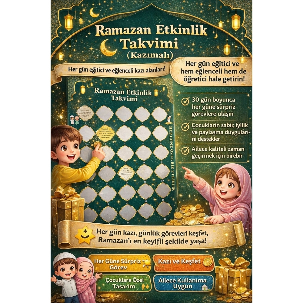 Ramazan Görev Takvimi Cns Hobby Tuval