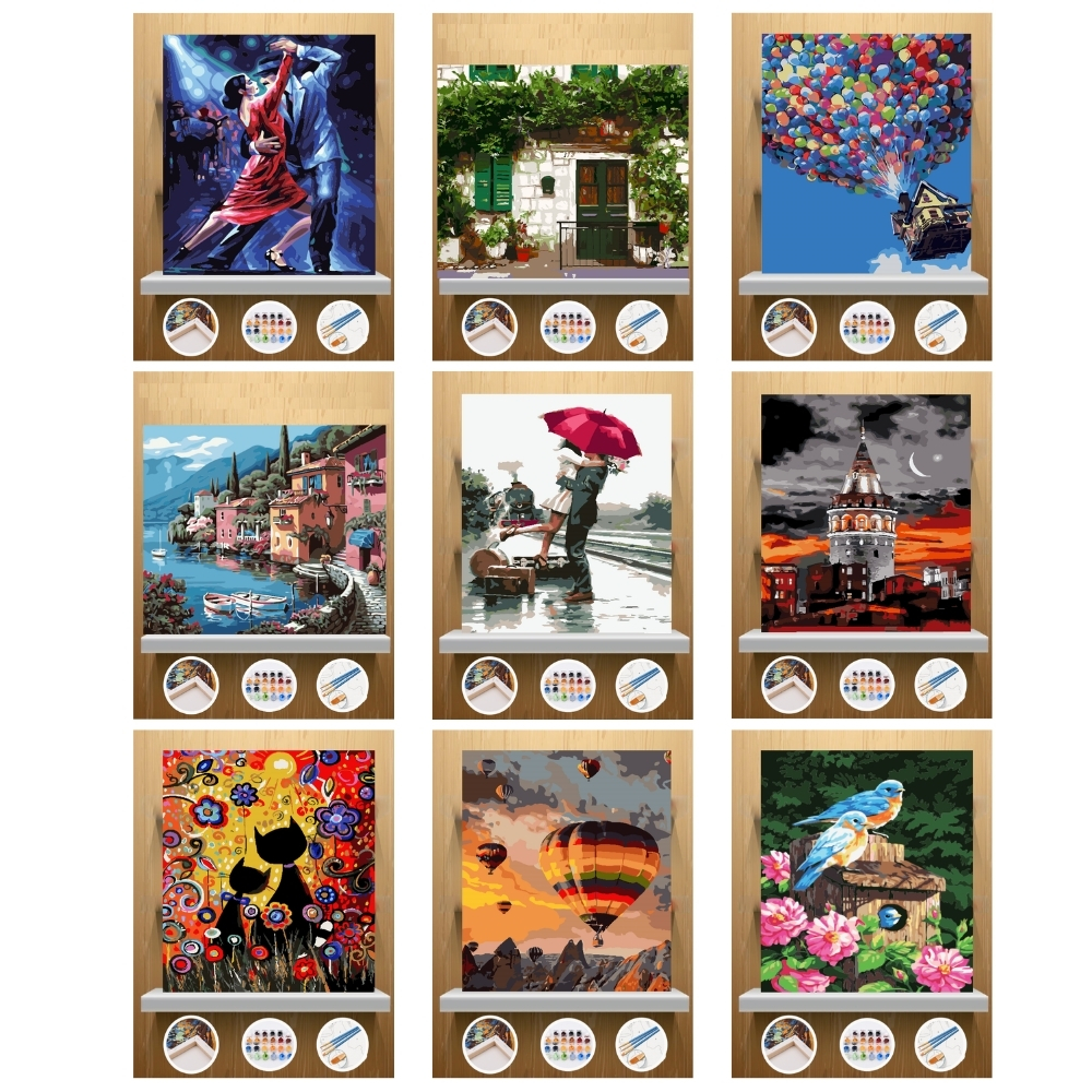 Saylarla Boyama 30-40 Cm Cns Hobby Tuval