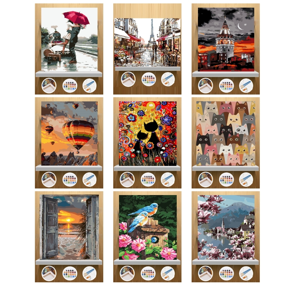 Saylarla Boyama 40-50 Cm Cns Hobby Tuval