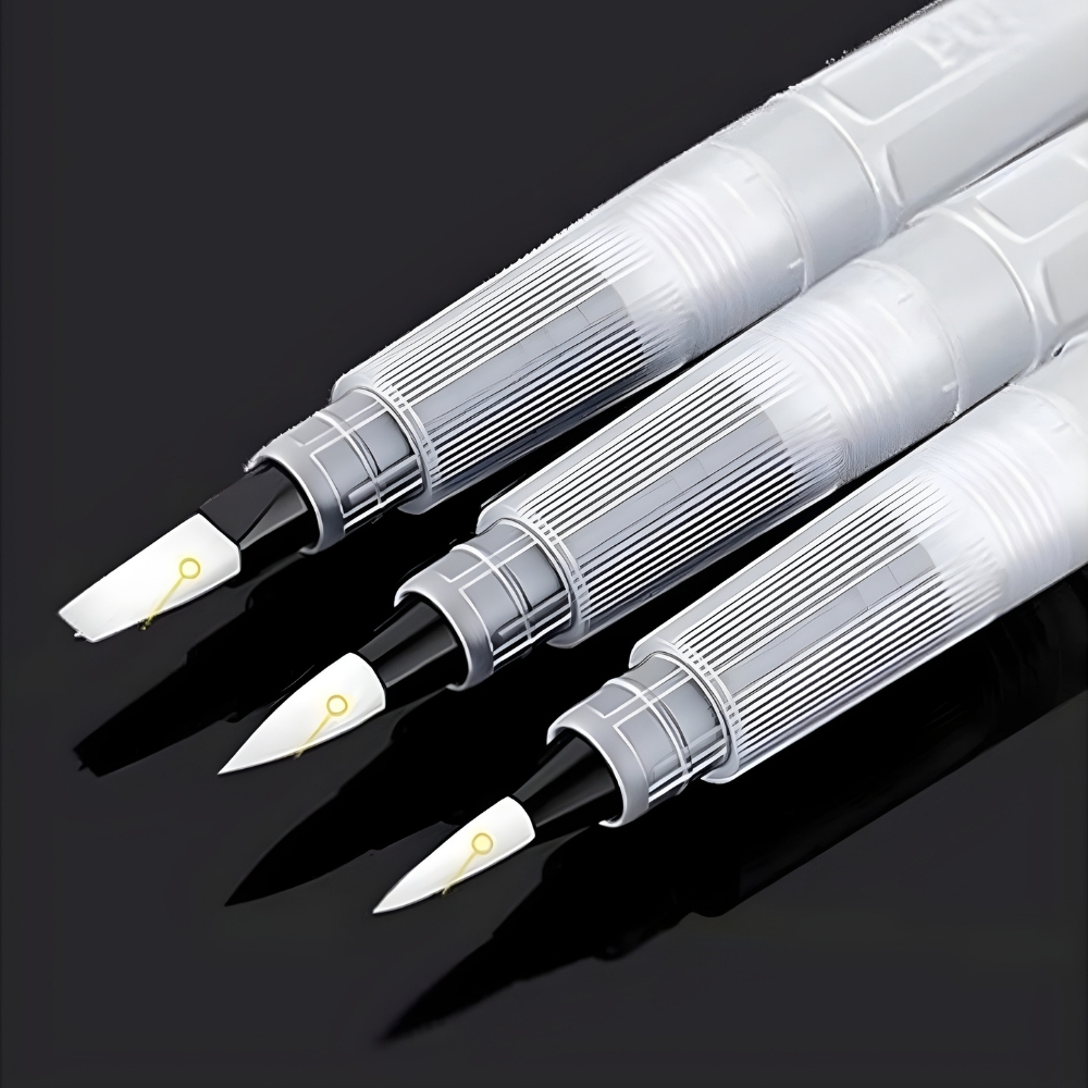 Su Hazneli 3'lü Fırça Seti Cns Hobby Tuval